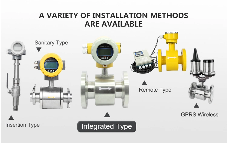 DN50 Mini Seawater Tap Water Liquid Control Intelligent Electromagnetic Flow Meter