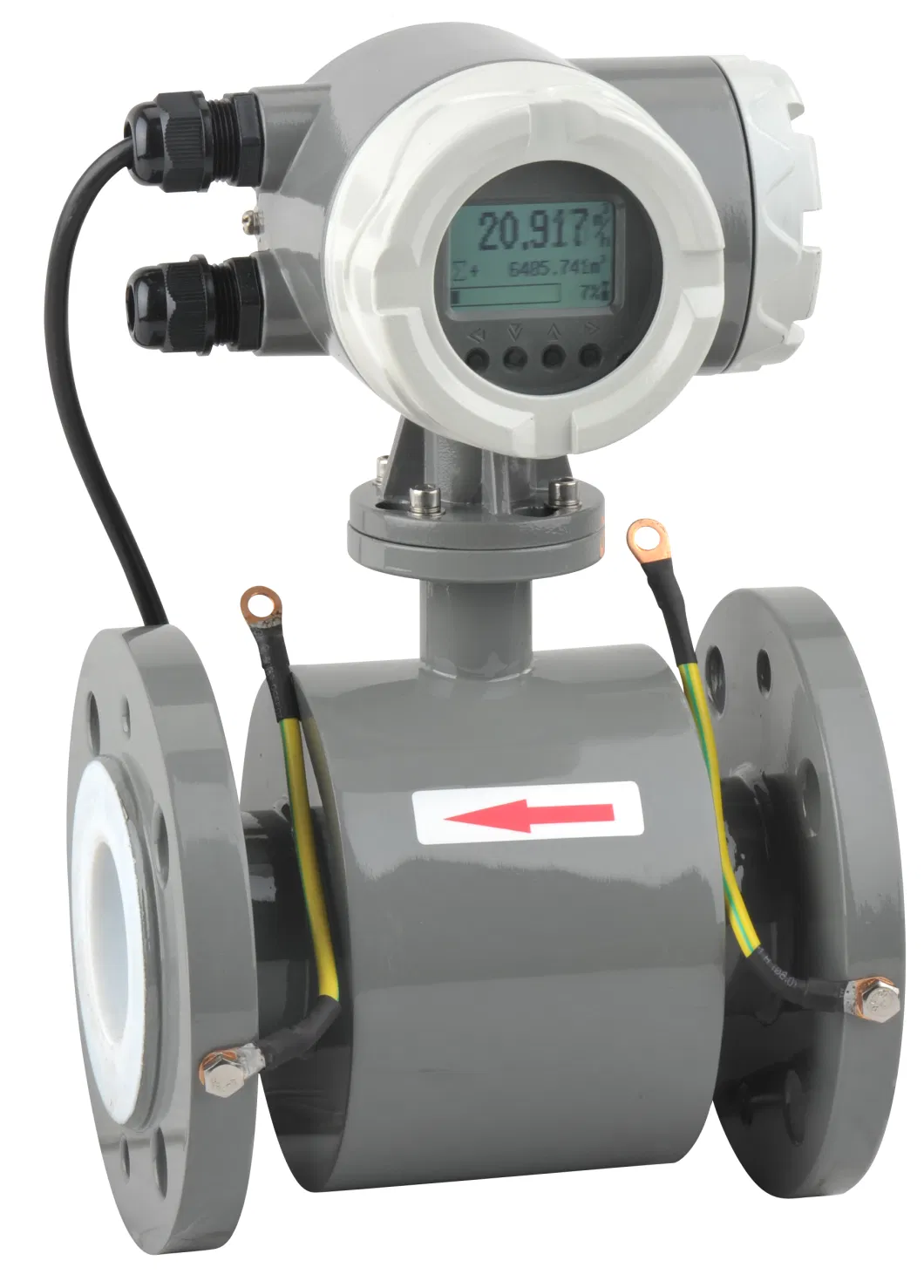 Liquid Flow Meter Electromagnetic Flowmeter Water Flow Meter (KF700VA)