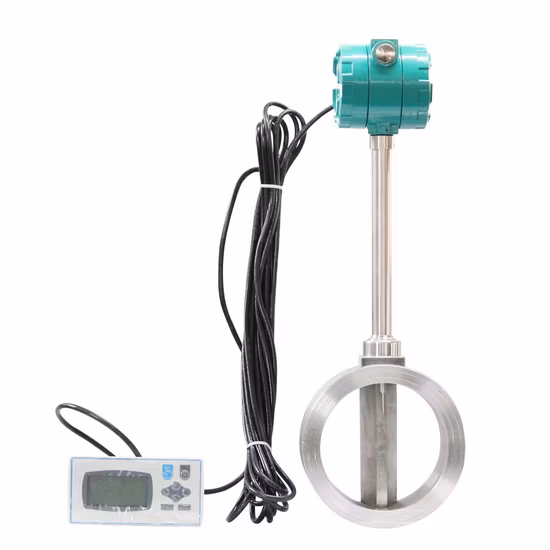 Medidor de fluxo de vórtice de flange para líquido de vapor de gás DN10 a DN300