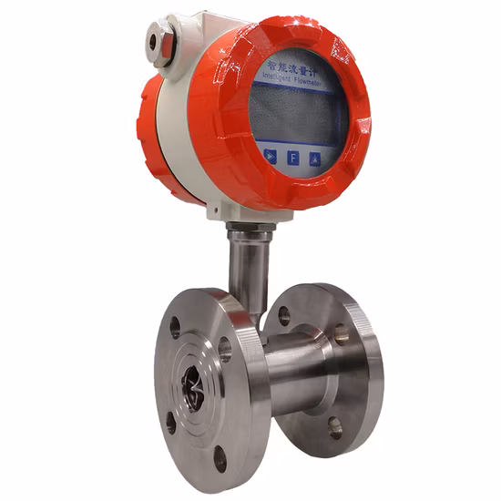 Medidor de fluxo de turbina líquida de energia eletromagnética mini medidor de fluxo de turbina