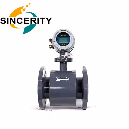 0,5 medidores de fluxo eletromagnéticos a pilhas da água da precisão Dn50 RS485