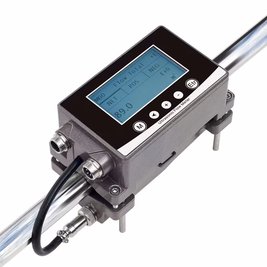 Braçadeira ultrassônica do medidor de fluxo de gás no medidor de fluxo ultrassônico Dynasonics
