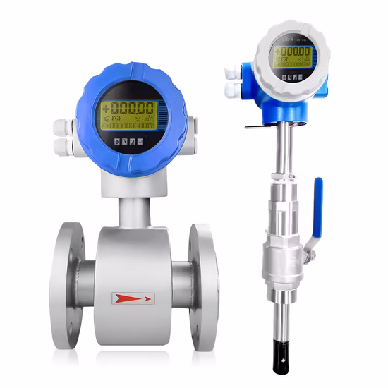 Medidor de fluxo eletromagnético tipo DN25 medidor de fluxo medidor de fluxo de água inteligente